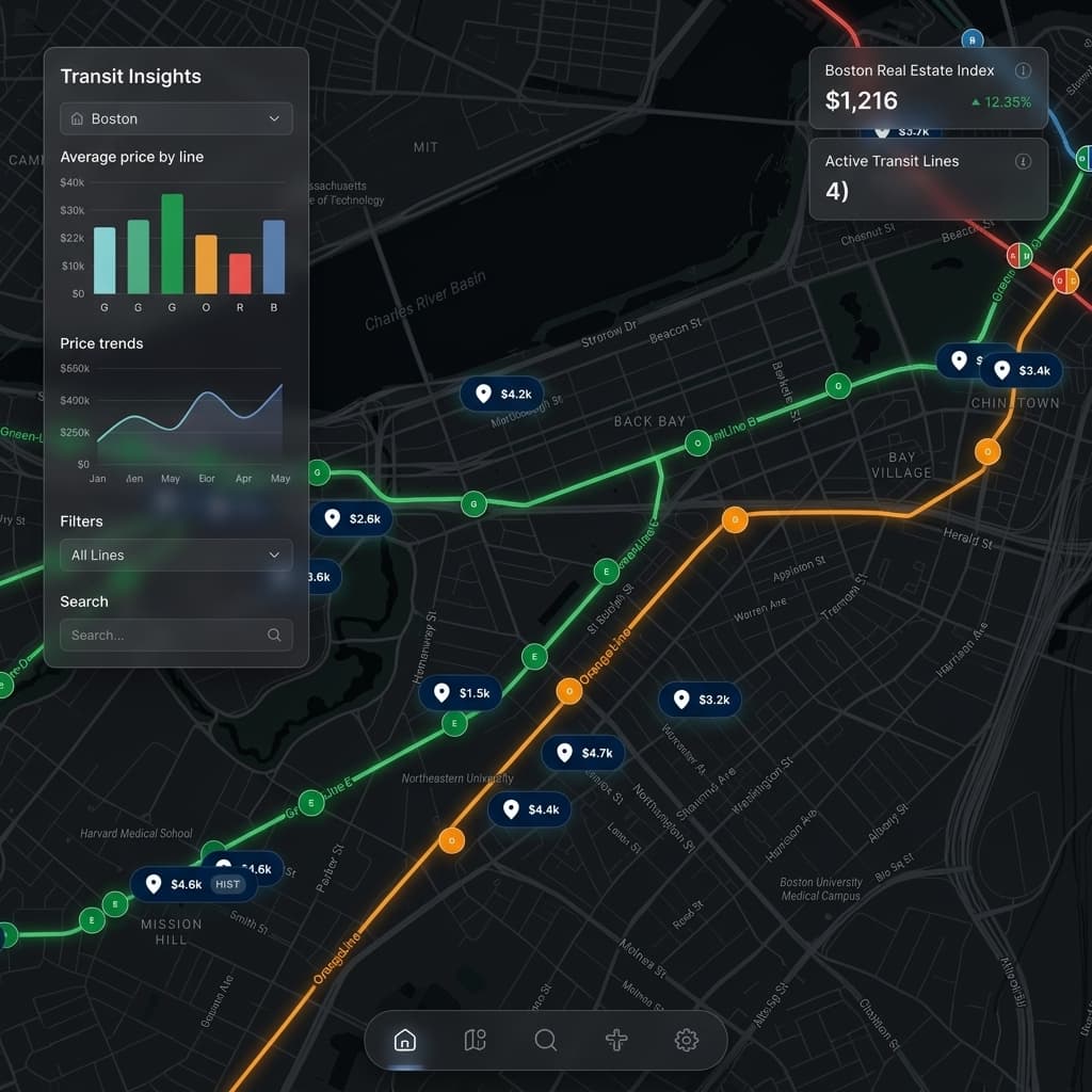 BostonHome App Interface